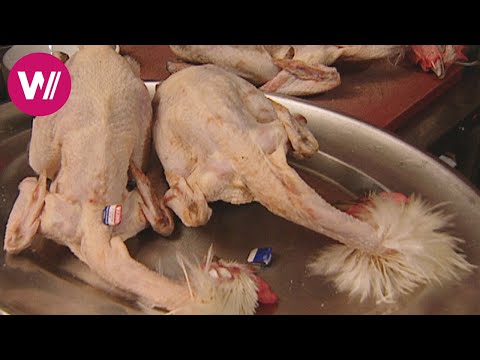 Zu Tisch in der Bresse - Französisches Huhn mit Nationalfarben