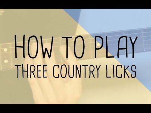 How to play three country licks (Daniel Donato style) | Guitar Lesson + free tab sheet
