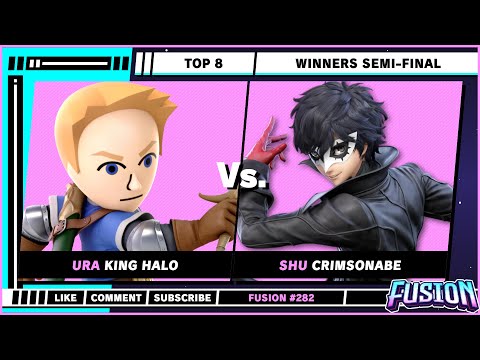 Fusion #282 - Top 8 - Winners Semi-Final - King Halo (Mii Swordsman) VS CrimsonAbe (Joker) - SSBU