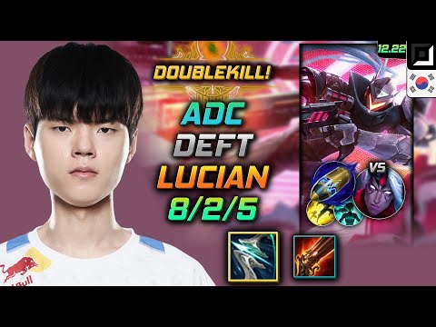 Deft Adc Lucian Build Galeforce First Strike - Lucian Adc vs Varus - LOL KR 12.22