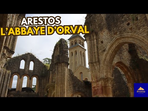 Visite des ruines de l'abbaye d'Orval et son histoire.