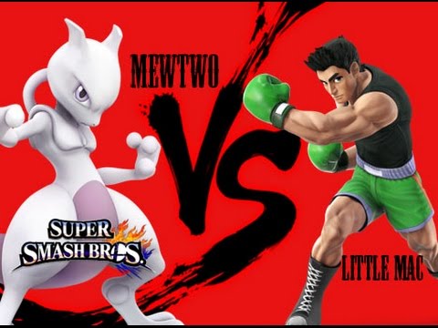 Super Shmuck Bros. Mewtwo vs. Little Mac