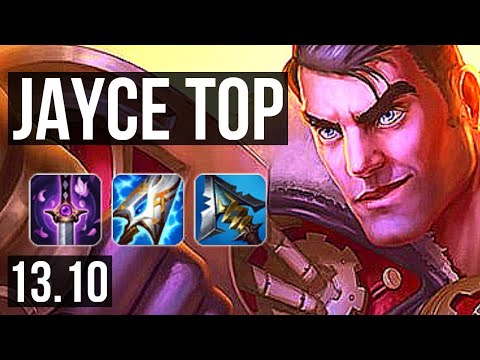JAYCE vs SION (TOP) | 7/0/6, Godlike, 300+ games | KR Master | 13.10