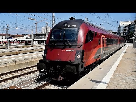 ÖBB railjet in München Hbf