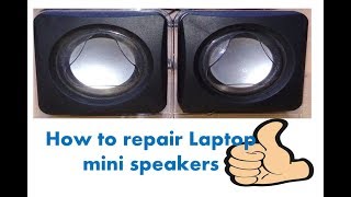 how to repair mini usb speaker at home