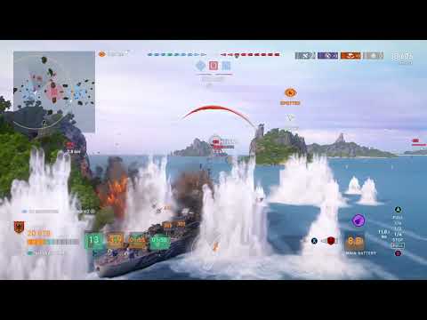 MN Jean Bart — Ah, yes; “Get back!” *sinks* (World of Warships: Legends)