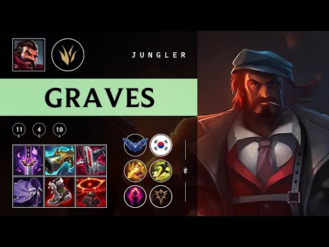 Graves Jungle vs Shaco - KR Diamond Patch 25.24
