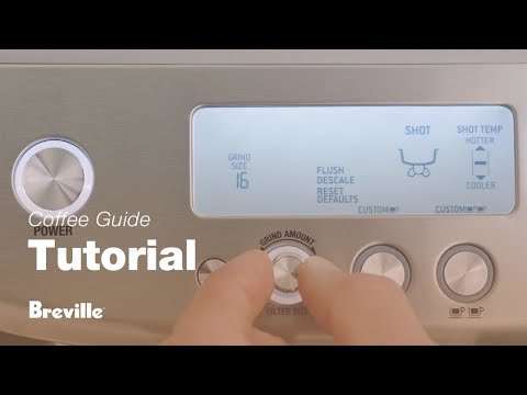 The Barista Pro™ | Adjusting the shot volume and temperature for precise extraction | Breville USA