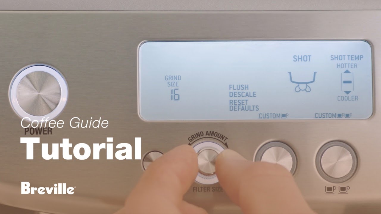 How to adjust the shot volume and temperature