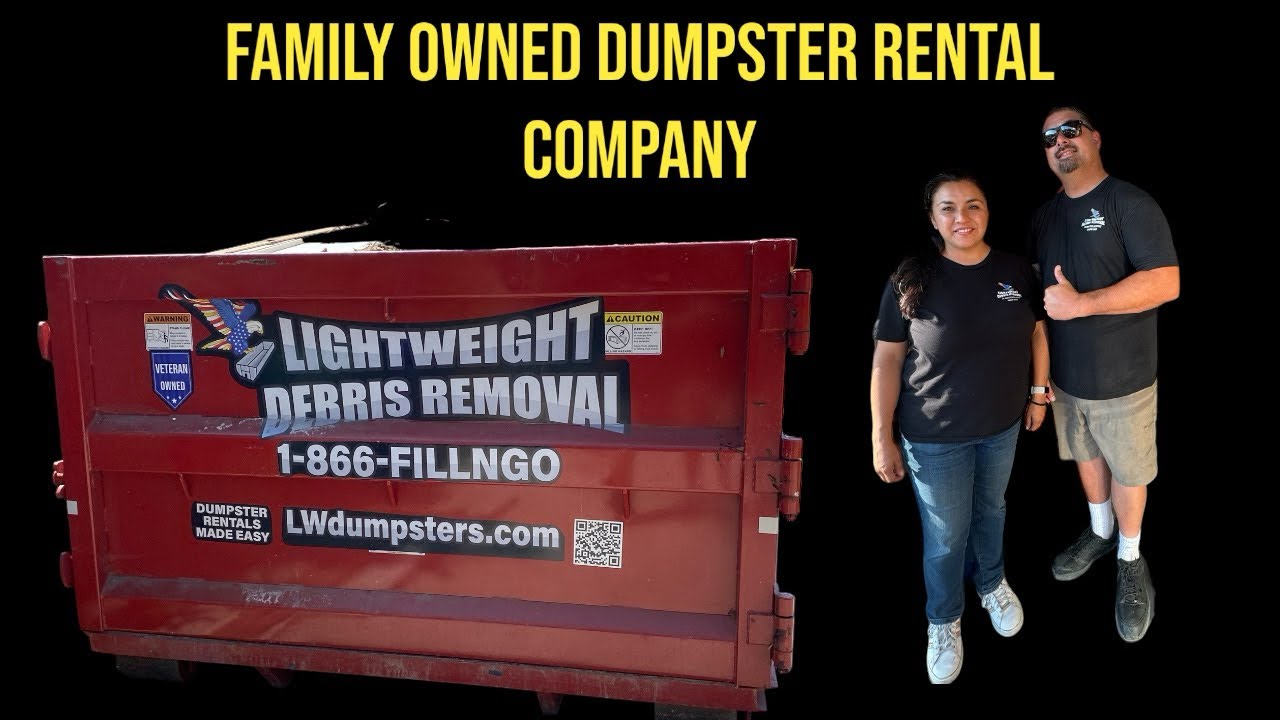 Why choose a family-owned dumpster rental business in Vista