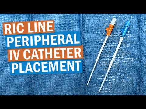 How to Place a RIC Line - Very Large Bore Peripheral IV (Intravenous) Access Catheter