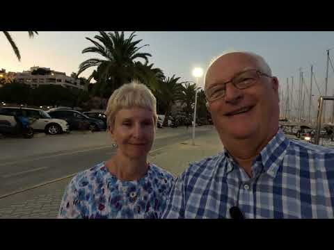 Passeio noturno pelo Paseo Maritimo - Palma de Maiorca - 3 de outubro de 2023