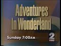 Disney S Adventures In Wonderland Promo 1992