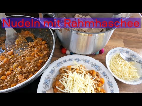 Rahmhaschee - der leckere Klassiker der schnellen Küche - einfach, schnell und preiswert