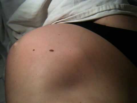 36 wks pregnant belly moving