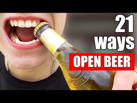 21 Ways How to Open a Beer Bottle without a Bottle Opener