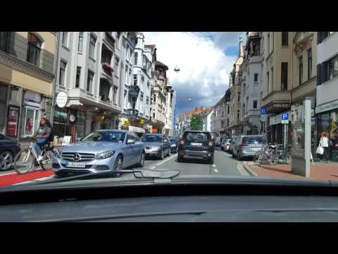 Driving through Hannover / Fahrt durch Hannover