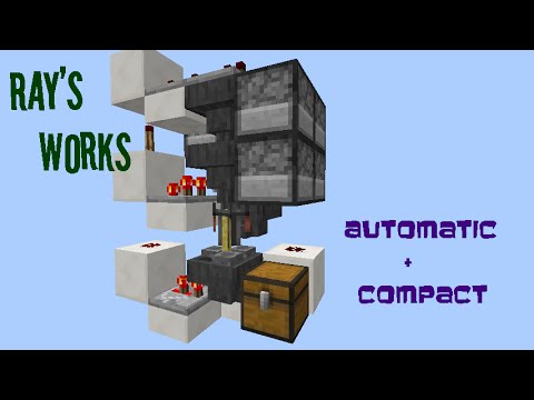 Rays Works - [Compact 2x4x6] Continuous Potion Brewing Station!  | Minecraft