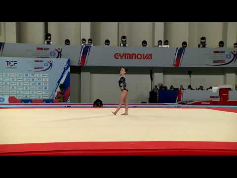 PODOBED Ekaterina (FIN) - 2023 Artistic Junior Worlds - Qualifications Floor Exercise