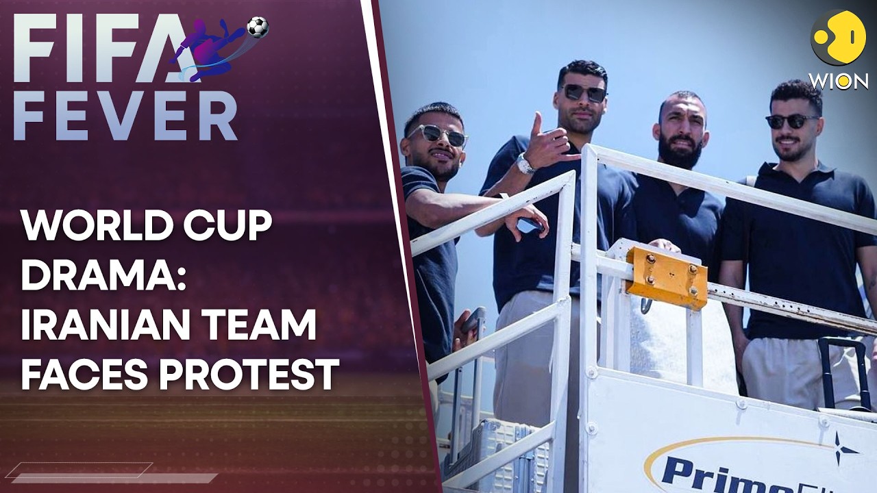 FIFA 2026: Iran Team in LA; Massive Protests Outside Hotel Ahead of World Cup Clash | WION Originals