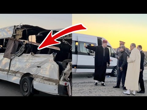 🔴بالفيديو..تدخل عاجل لعامل الإقليم في موقع حادثة السير الخ.ط.ي.رة بين سيدي سليمان وسيدي يحيى#المغرب
