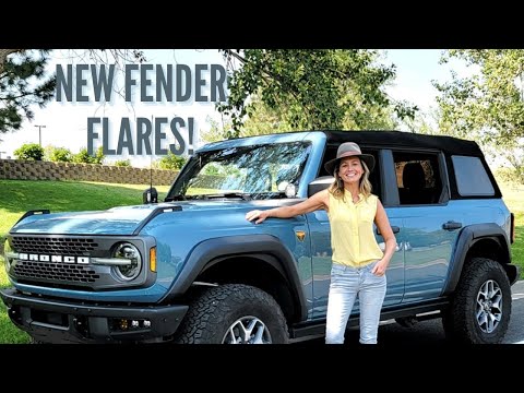 Top Secret Bronco Fender Flares by Bestop, not yet released.