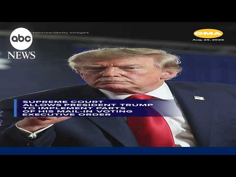 Supreme Court allows President Trump to implement parts of his mail-in voting executive order