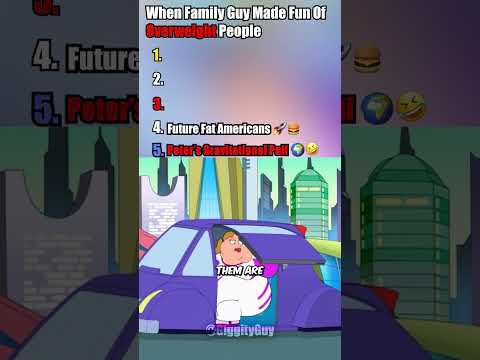 When Family Guy Made Fun Of Overweight People
