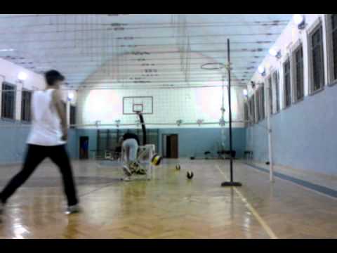 Amarildo Deliu volleyball setter training