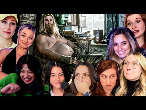 TOP FEMALE "FAT THOR BODY" Reactions! Avengers Endgame Movie Reaction