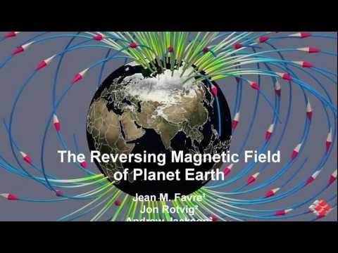 The Reversing Magnetic Field of Planet Earth