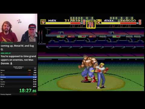 We Crushed (Speedrun 44:10 Mania) making SoR2 King of Rage Documentary!