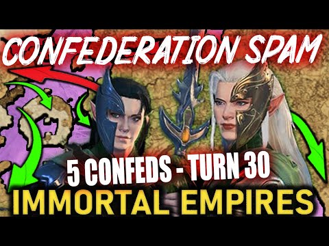 Sisters of Twilight PERFECT 20 Turns (Legendary) Immortal Empires - Confederation Rampage