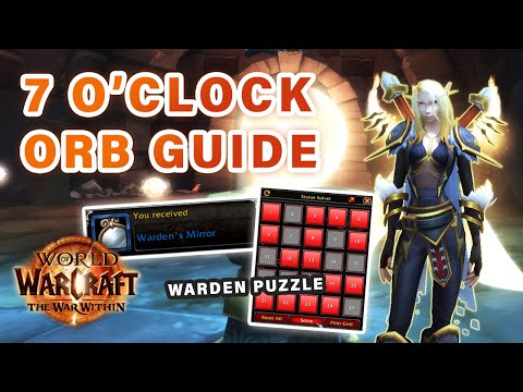 Felcycle Mount | 7 O'Clock Orb Guide 7/12 | Warden Owl Statue Puzzle ► WOW: The War Within