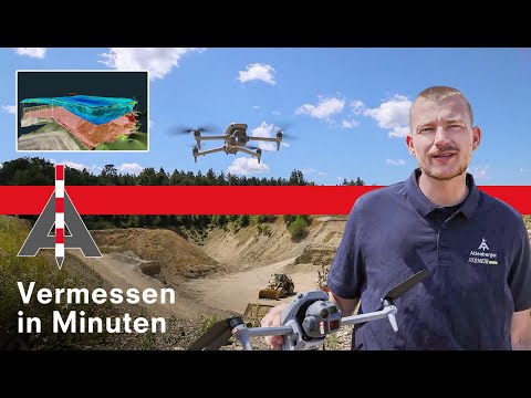 Drone surveying with the Matrice 4E: Extremely fast surveying of building pits and roofs