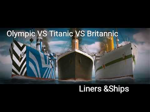 Olympic VS Titanic VS Britannic Evaluation of Giant white star liners
