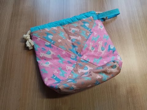 Multikreativ-Tutorial #2 - Projektbeutel mit Tunnelzug aus 8 Quadraten