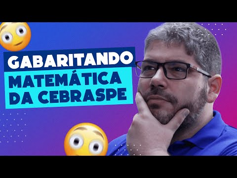 Gabaritando matemática para a Cebraspe - Resolvendo exercícios