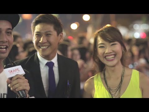 Tree Potatoes: Foxy is blown away! (YouTube FanFest SG 2015 Red Carpet at *SCAPE)
