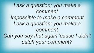 The Futureheads - A To B Lyrics