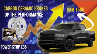 How To: Power Stop Z36 Carbon Ceramic Brakes Install Dodge Ram 1500 FatGuyBuilds