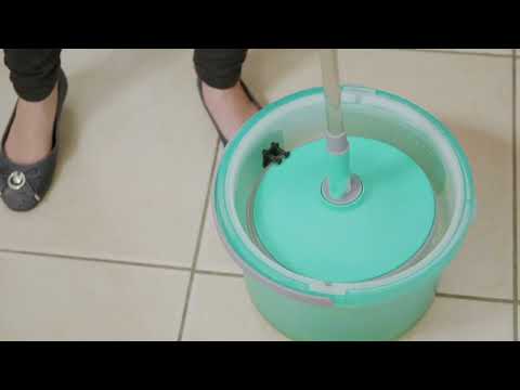 Clean Spin 360 Self-Cleaning Microfiber Spin Mop and Bucket System on QVC