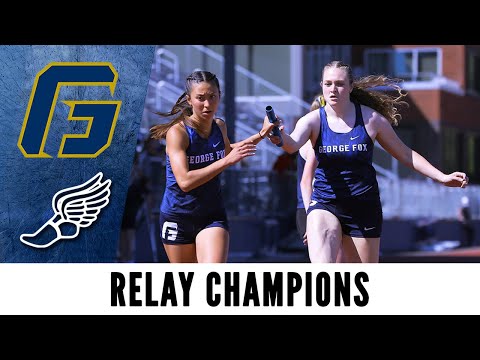 George Fox NWC Relay Champions // D3 Track and Field 2021