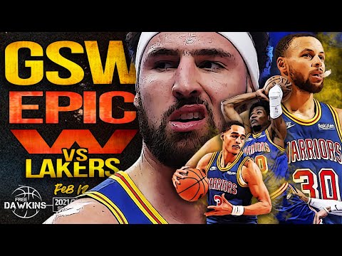 Heat Check Klay TAKES OVER The 4th QTR, Warriors Win a Thriller vs Lakers 😱🔥 | Feb 12, 2022