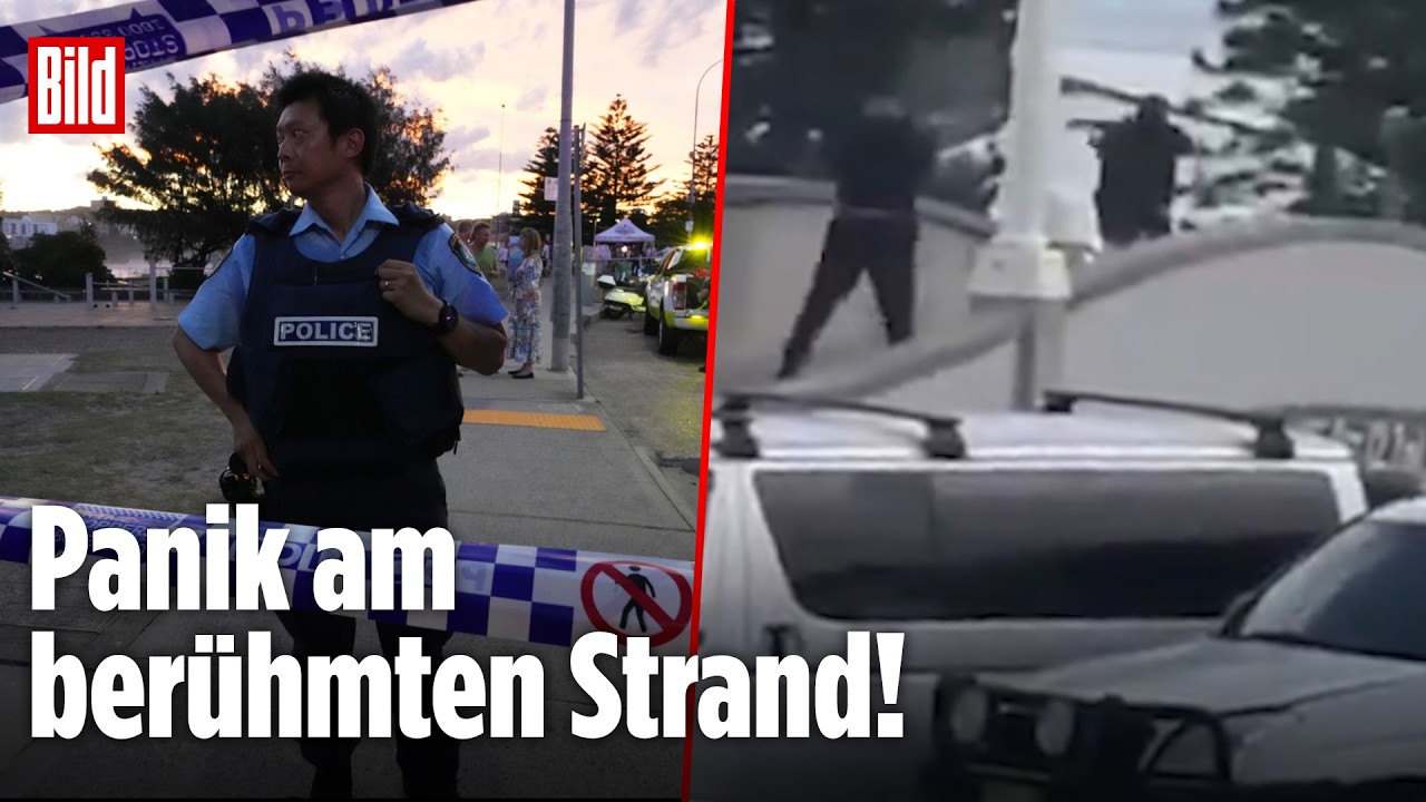 SCHÜSSE IN AUSTRALIEN: Mutmaßlicher Anschlag nahe Bondi Beach