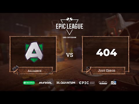 Alliance vs Just Error, EPIC League Season 2, bo3, game 1 [Adekvat & Mortalles]