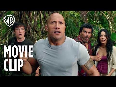 The Rock vs Dinosaur - Movie Clip