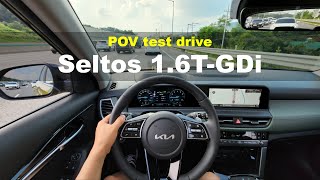 2023 KIA Seltos 1.6T-GDi POV test drive