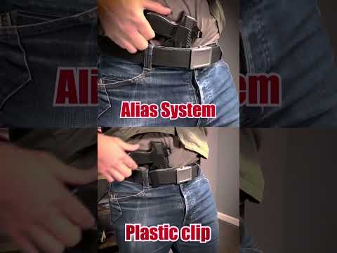 The Alias is the most concealed and secure holster clip you can get.