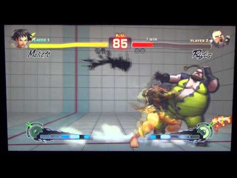 WNF Street Fighter 4 AE Team Seaslug (Makoto) vs NLG MCZ Brentt (Rufus)